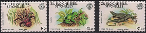 Внешние Сейшелы 1981, Фауна, 3 марки